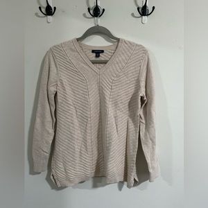 Lands End Tan Sweater